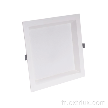 LED Plastic Anti-Glared Square Downlight 18W